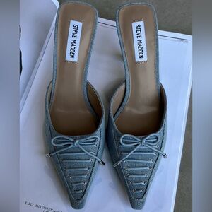 Steve Madden Brianne Mule - Denim Fab